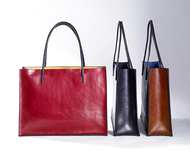 custom and stock leather handbags