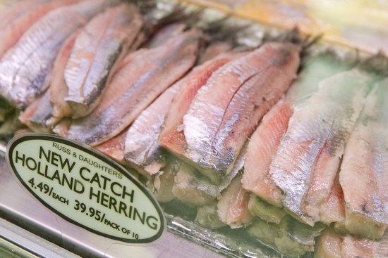 herring in a jewish store